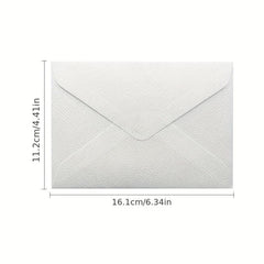 Vintage Linen Woven Envelope Lovers' Confession Greeting Card