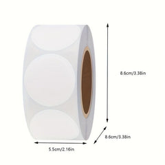 750 Sheets 51mm Round Thermal Paper for Label Printers