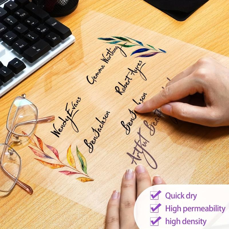 100 Sheets 4 0mil Clear Transparency Film for Inkjet Printers