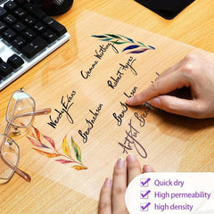 100 Sheets 4 0mil Clear Transparency Film for Inkjet Printers