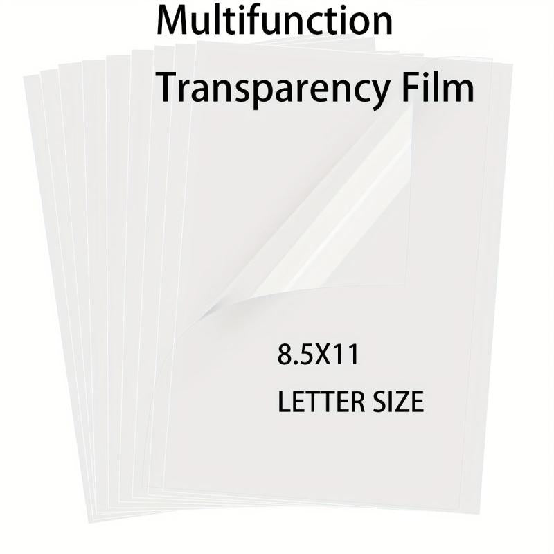 100 Sheets 4 0mil Clear Transparency Film for Inkjet Printers
