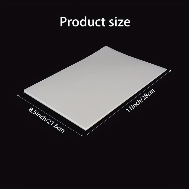 100 Sheets 4 0mil Clear Transparency Film for Inkjet Printers