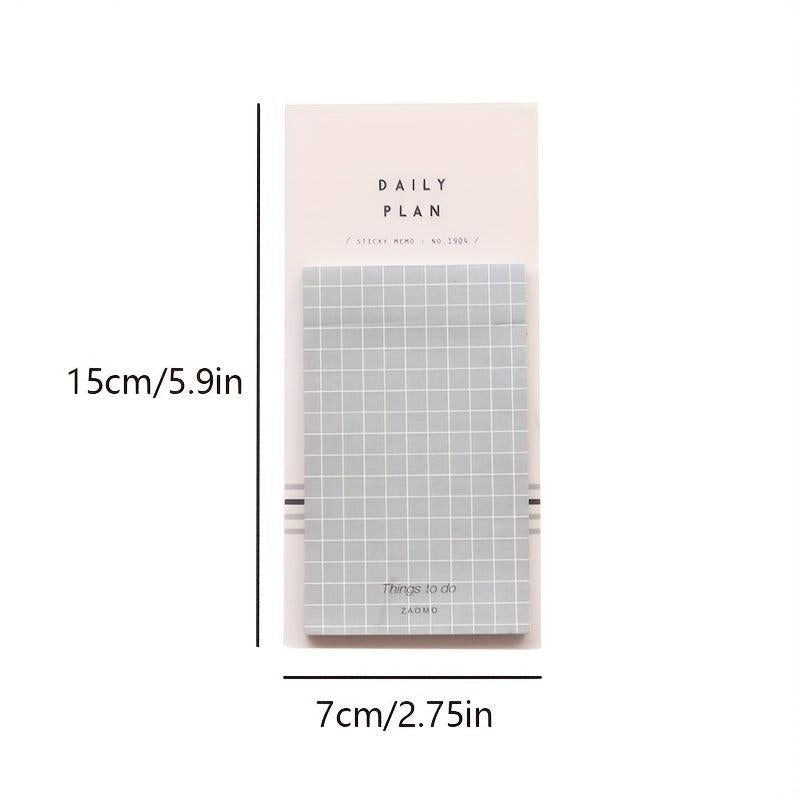 50-Sheet Tearable Sticky Week Monthly Planner Pad