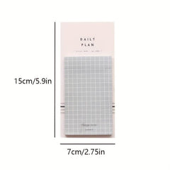 50-Sheet Tearable Sticky Week Monthly Planner Pad