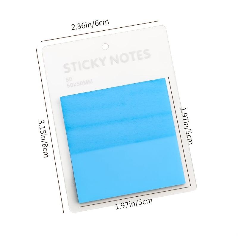 1pc Waterproof Translucent Sticky Notes 1.97in 50 Sheets