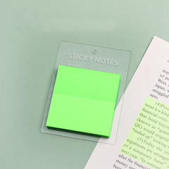 1pc Waterproof Translucent Sticky Notes 1.97in 50 Sheets