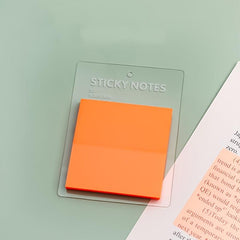 1pc Waterproof Translucent Sticky Notes 1.97in 50 Sheets