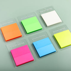 1pc Waterproof Translucent Sticky Notes 1.97in 50 Sheets