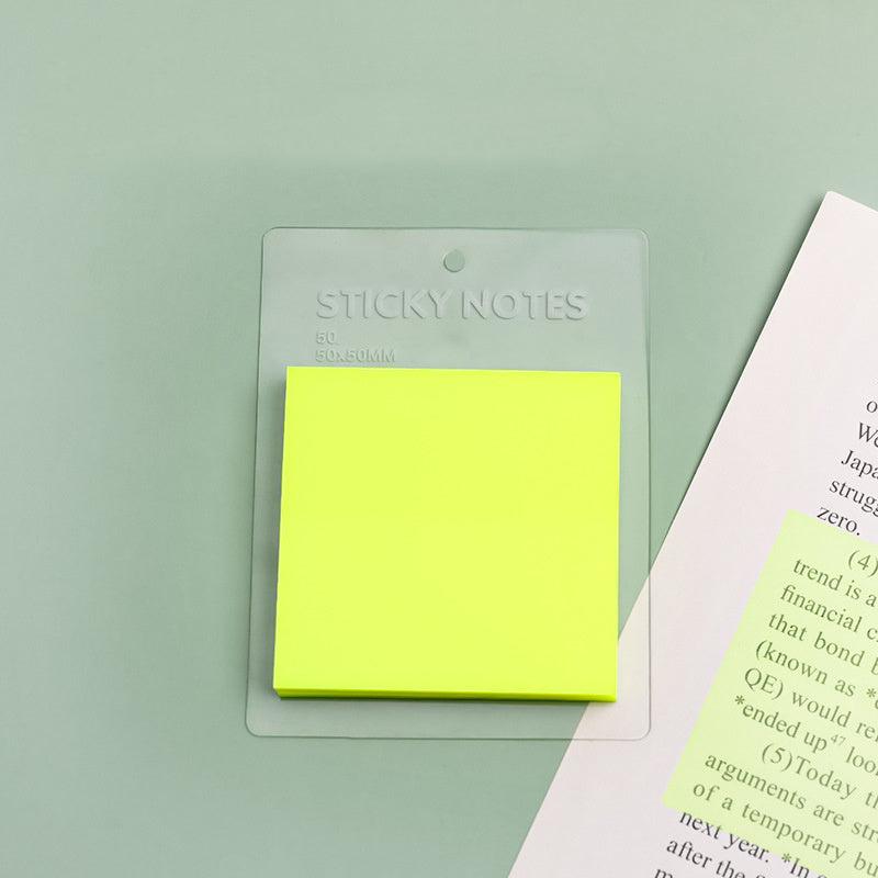 1pc Waterproof Translucent Sticky Notes 1.97in 50 Sheets