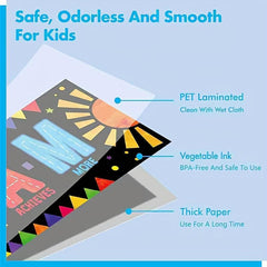 2pcs Teamwork & Motivational Classroom Banner Posters