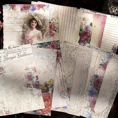 Lost Psalms Series Bronzed Text Retro Notebook