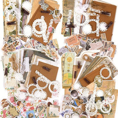 251pcs DIY Craft Set Tweezers Clips Letter Paper Scrapbooking Supplies