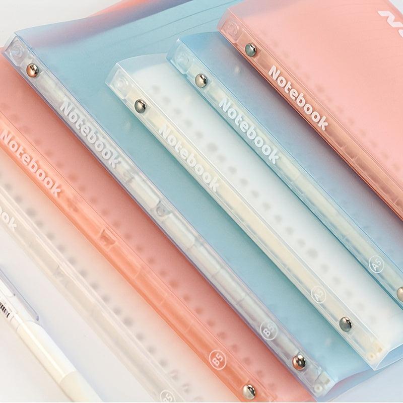 Soft Light Shell Loose leaf Book 10 Holes Notebook Student Office