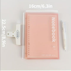Soft Light Shell Loose leaf Book 10 Holes Notebook Student Office