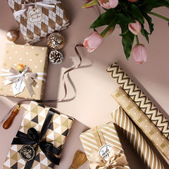 7pcs Colorful Cartoon Birthday Gift Wrapping Paper Roll