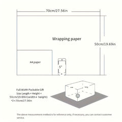 6pcs Christmas Wrapping Paper Gift Holiday Arts Crafts Decorations