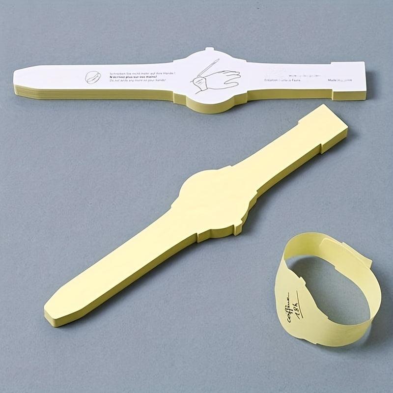 Watch Note Bracelet Sticky Note To Remind Wrist Notes 50 Sheets