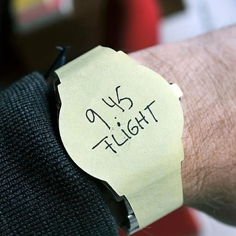 Watch Note Bracelet Sticky Note To Remind Wrist Notes 50 Sheets