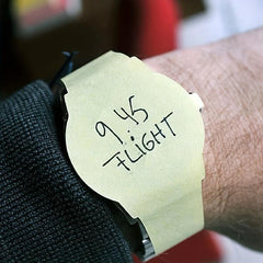 Watch Note Bracelet Sticky Note To Remind Wrist Notes 50 Sheets