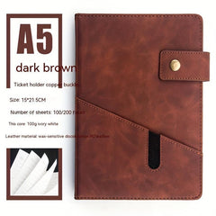 A5 Thickened Pocket Notebook for Work Memory, Small Fresh Office Stationery