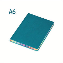 2pcs A6 Leather Notebook 200 Pages Student Planning & Drawing Paper