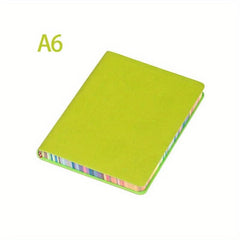 2pcs A6 Leather Notebook 200 Pages Student Planning & Drawing Paper