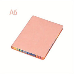 2pcs A6 Leather Notebook 200 Pages Student Planning & Drawing Paper