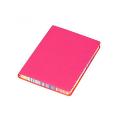 Colorful Leather Notebook with Lined Pages