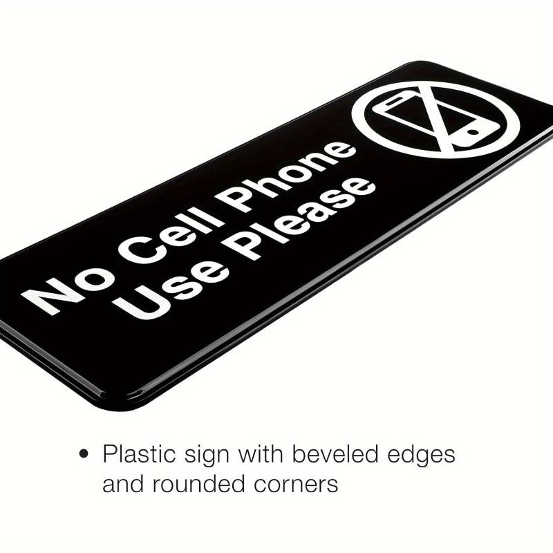 No Cell Phone Use Sign for Office Workplace Gas Stations