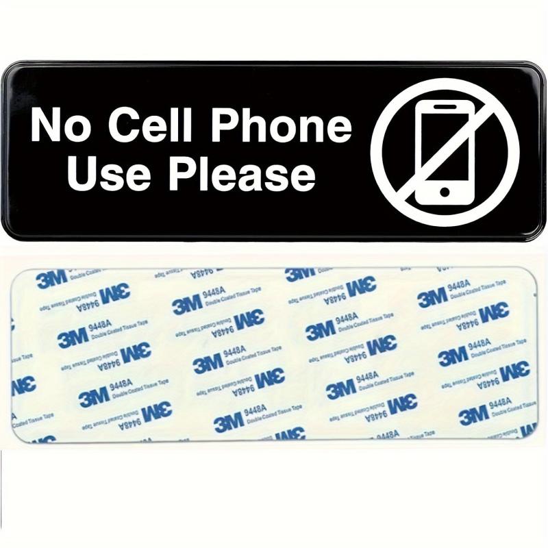 No Cell Phone Use Sign for Office Workplace Gas Stations