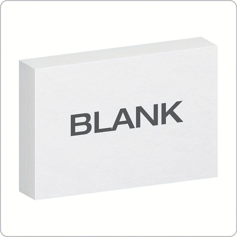 100 Sheets Blank Card Memory Message Index Card