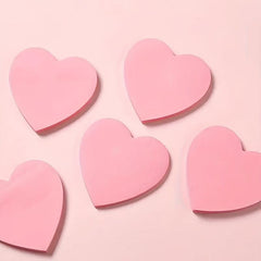 Heart Shaped Sticky Notes 50 Sheets, Self-adhesive Sticky Notes for Students