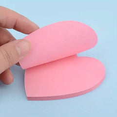 Heart Shaped Sticky Notes 50 Sheets, Self-adhesive Sticky Notes for Students