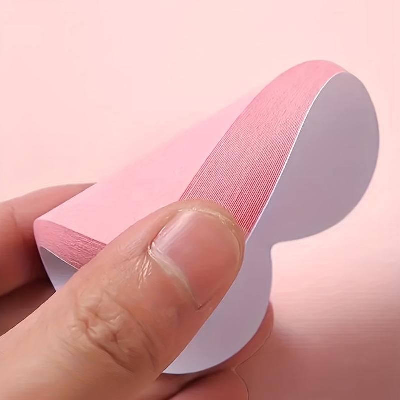 Heart Shaped Sticky Notes 50 Sheets, Self-adhesive Sticky Notes for Students