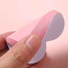 Heart Shaped Sticky Notes 50 Sheets, Self-adhesive Sticky Notes for Students
