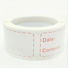 Reusable Freezer Labels for Food Storage Containers & Lids