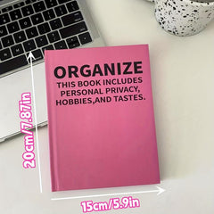 Pink Honey Notebook Rose Pink Agenda Daily Weekly Planner Thickened