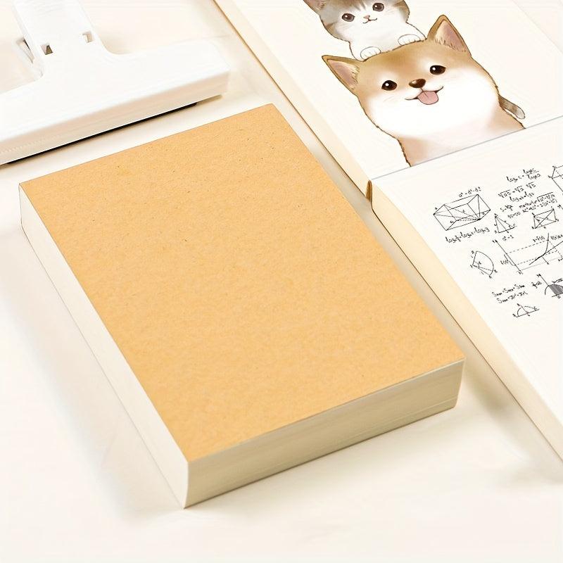 250 Sheets Blank Notebook Sketchbook Thickened Tearable Office Supplies