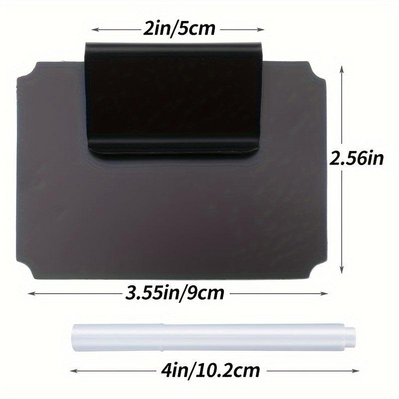 10pcs Plastic Basket Bin Label Clip, Removable Kitchen Pantry Label Clip