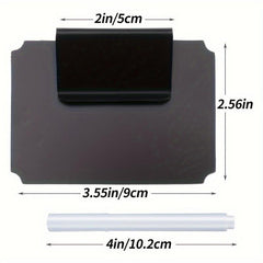 10pcs Plastic Basket Bin Label Clip, Removable Kitchen Pantry Label Clip