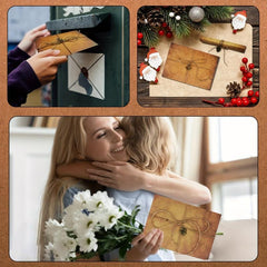 40 Pcs Vintage Envelopes Set Writing Paper & Envelopes Aged Envelopes
