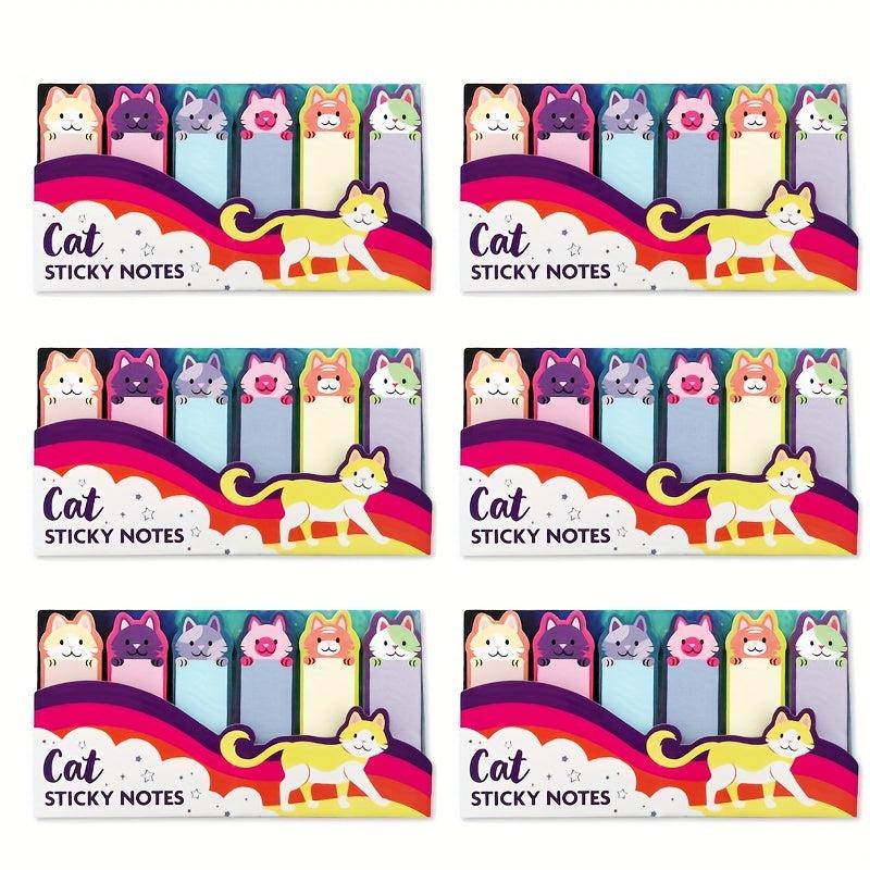 3pcs Cat Sticky Notes 120 Sheets Each Message Strips Stickers
