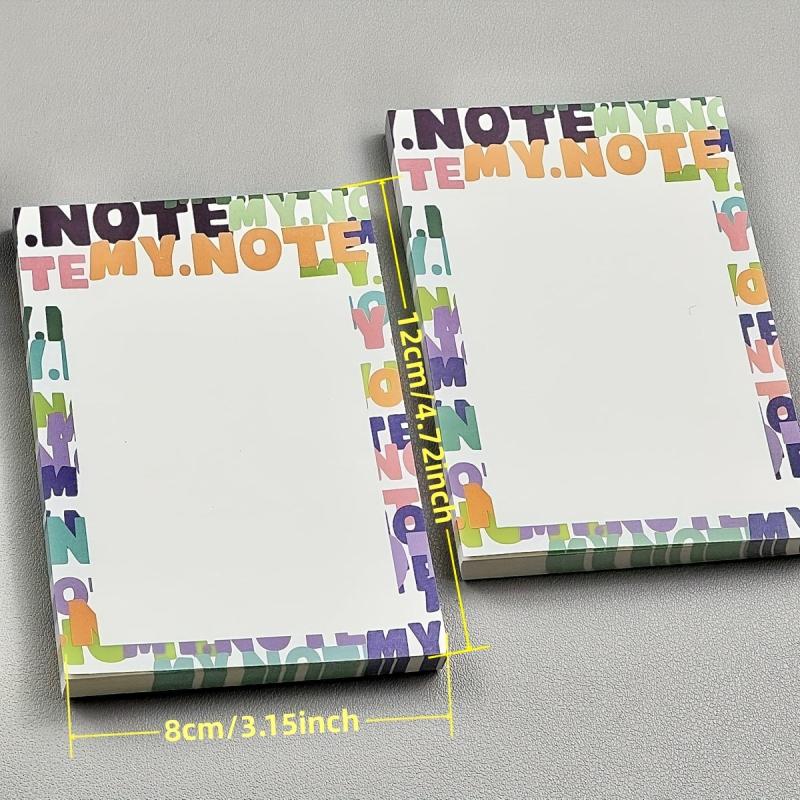 80-Sheet Sticky Note Pad for Organization and Note-Taking