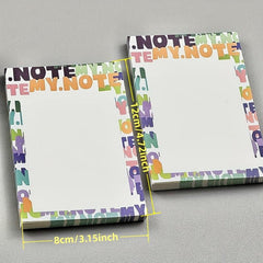 80-Sheet Sticky Note Pad for Organization and Note-Taking