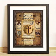 Vintage Sword of Spirit Christian Wall Art - Bible Verse Pictures