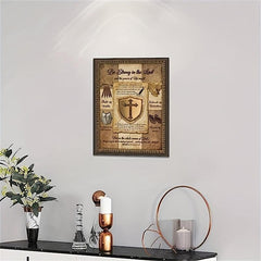 Vintage Sword of Spirit Christian Wall Art - Bible Verse Pictures