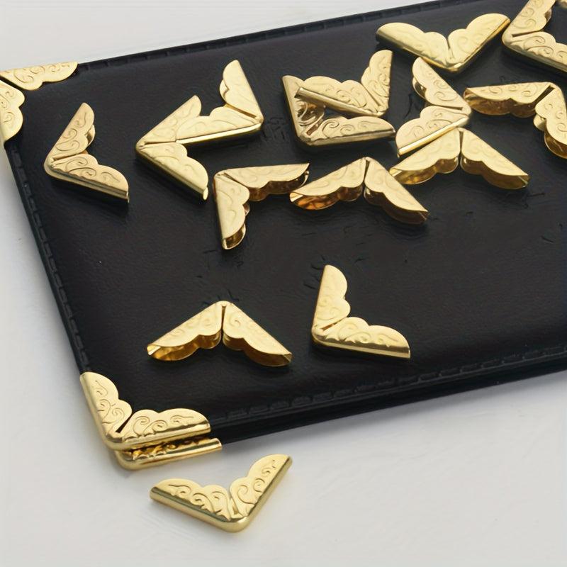 Book Corner Protection Cowhide Corners 0.59 Inch Thin 10pcs 30pcs 60pcs