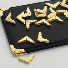 Book Corner Protection Cowhide Corners 0.59 Inch Thin 10pcs 30pcs 60pcs