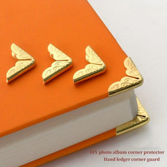 Book Corner Protection Cowhide Corners 0.59 Inch Thin 10pcs 30pcs 60pcs