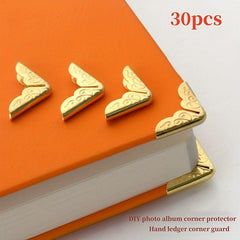 Book Corner Protection Cowhide Corners 0.59 Inch Thin 10pcs 30pcs 60pcs